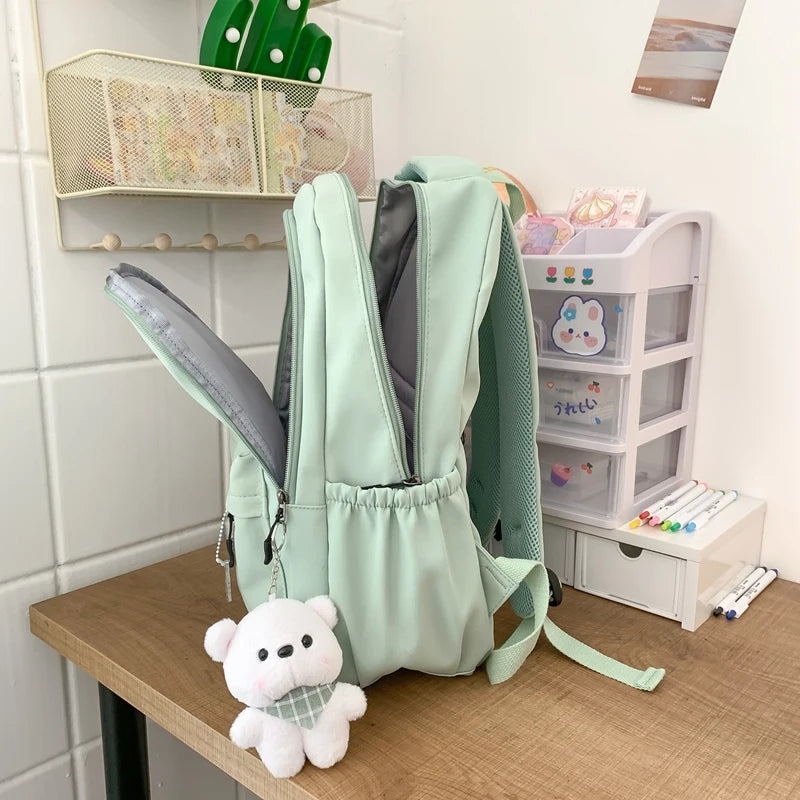 Mochila Escolar Feminina | Design Moderno Monocromática
