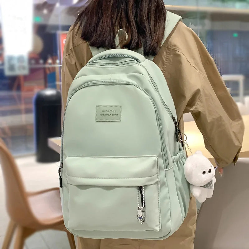 Mochila Escolar Feminina | Design Moderno Monocromática