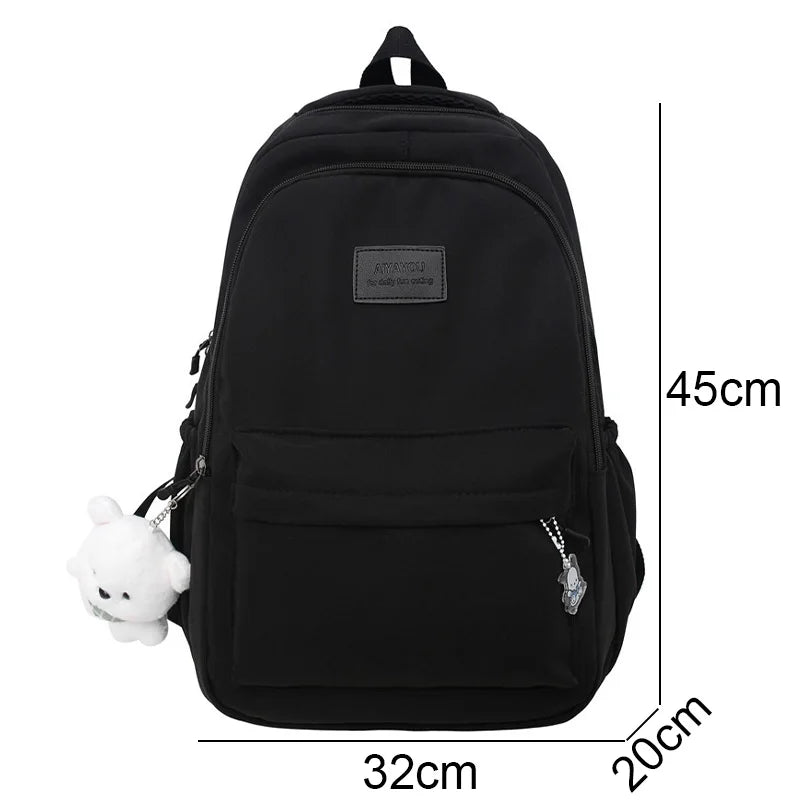 Mochila Escolar Feminina | Design Moderno Monocromática