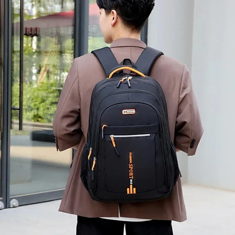 Mochila Grande Escolar Masculina com 5 Compartimentos