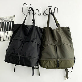 Mochila Esportiva De Punho Longo E Alças Ajustáveis Bolsa Unissex Quadrada De Grande Capacidade