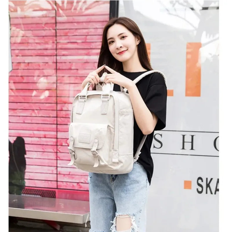 Mochila Multifuncional Impermeável Com Compartimentos Bolsa Para Viagens E Passeios Moda Versátil