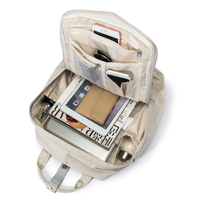 Mochila Multifuncional Impermeável Com Compartimentos Bolsa Para Viagens E Passeios Moda Versátil