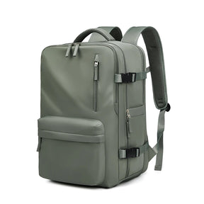 Mochila De Viagem Impermeável Com Carregamento USB Laptop com Compartimento De Sapato