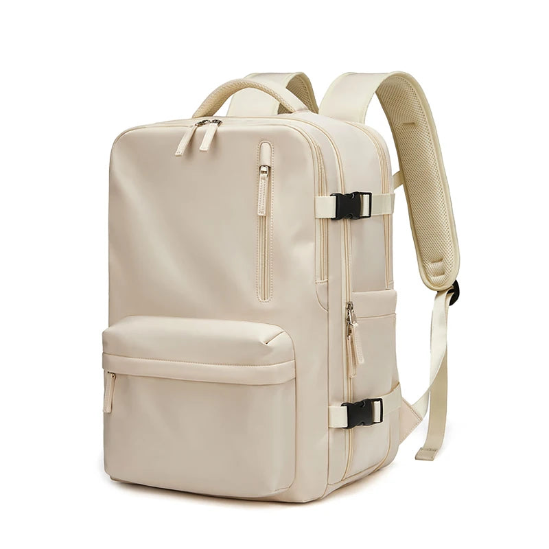 Mochila De Viagem Impermeável Com Carregamento USB Laptop com Compartimento De Sapato