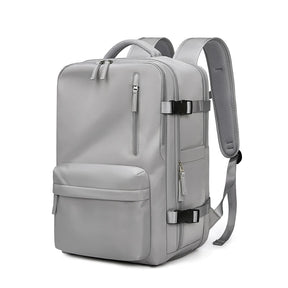 Mochila De Viagem Impermeável Com Carregamento USB Laptop com Compartimento De Sapato
