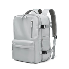 Mochila De Viagem Impermeável Com Carregamento USB Laptop com Compartimento De Sapato
