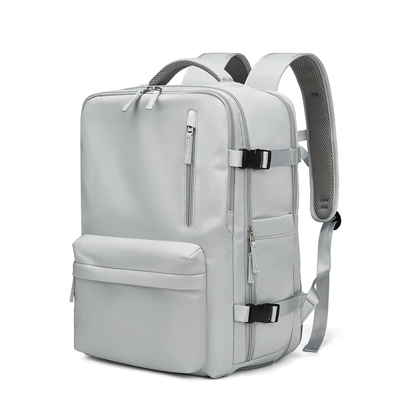Mochila De Viagem Impermeável Com Carregamento USB Laptop com Compartimento De Sapato