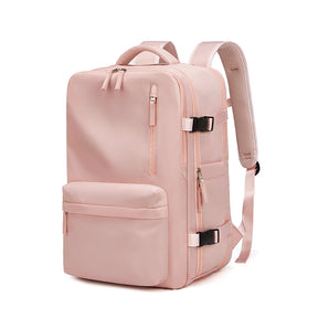 Mochila De Viagem Impermeável Com Carregamento USB Laptop com Compartimento De Sapato