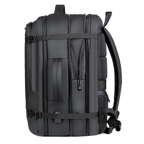 Mochila Para Viagens De Negócios Grande capacidade Com Compartimentos Mochila Recarregável Multifuncional