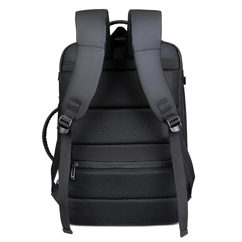 Mochila Para Viagens De Negócios Grande capacidade Com Compartimentos Mochila Recarregável Multifuncional