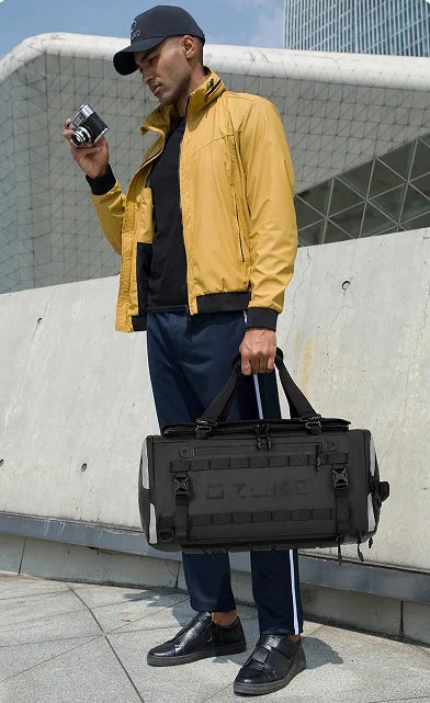 Mochila De viagem Masculina Com Alça Dupla Bolsa De Alta Qualidade Com Compartimentos