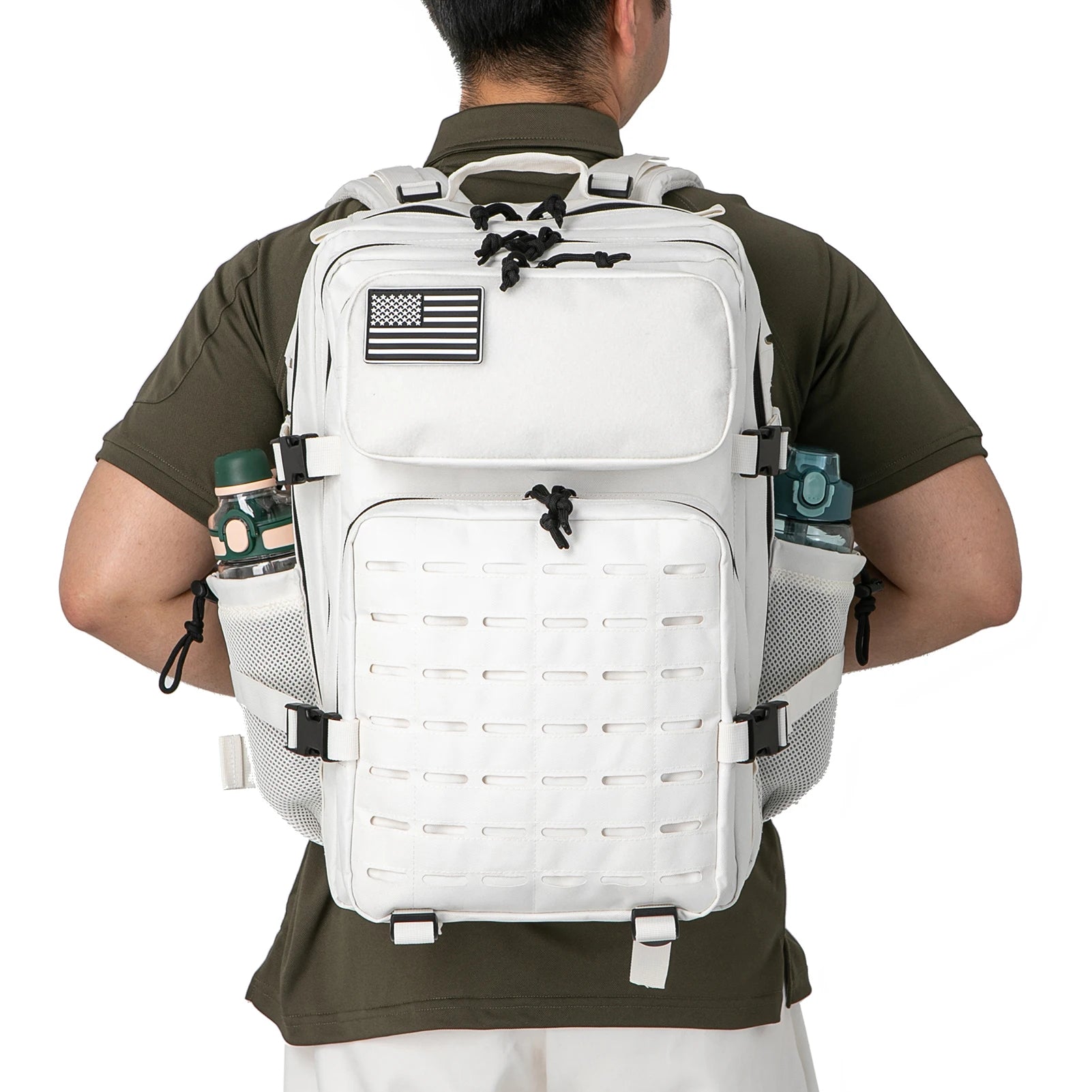 Mochila Unissex Grande Estilo Militar com Varios Compartimentos 25L