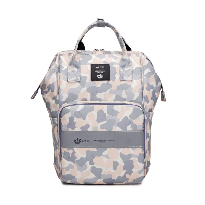 Mochila Para Mamães Saco De Fralda Multifuncional Portátil Bolsa Mamãe E Bebê