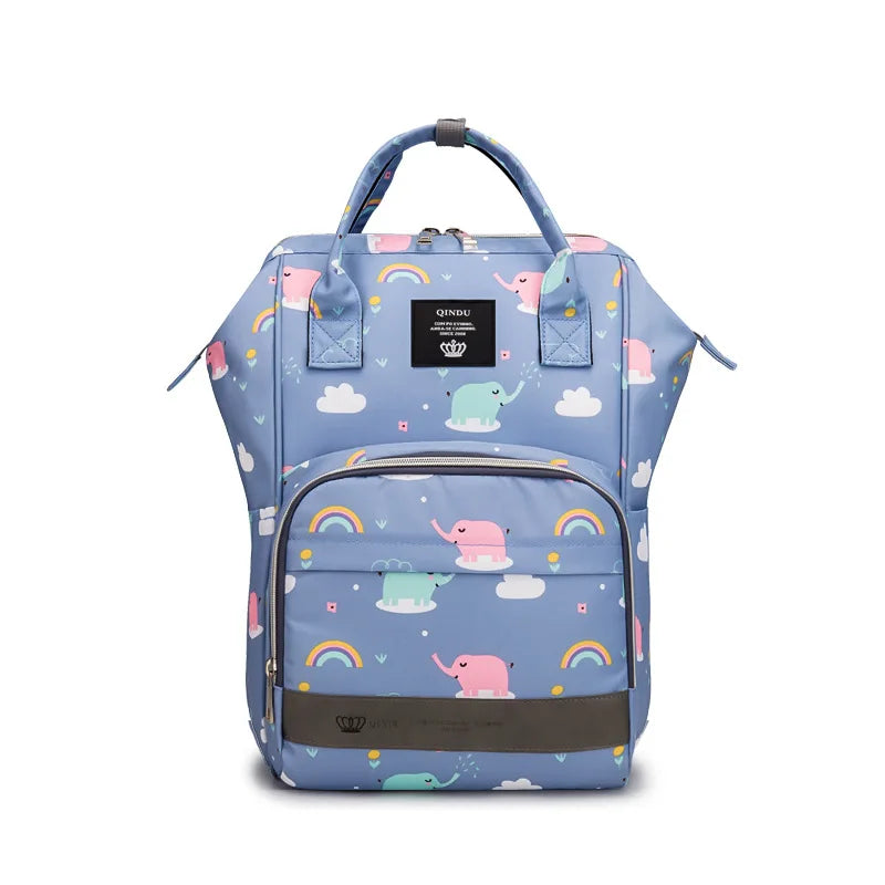 Mochila Para Mamães Saco De Fralda Multifuncional Portátil Bolsa Mamãe E Bebê