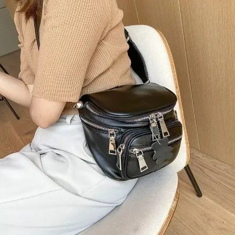 Mochila de Ombro Para Passeios Bolsa Casual Tendência Estilo Pochete