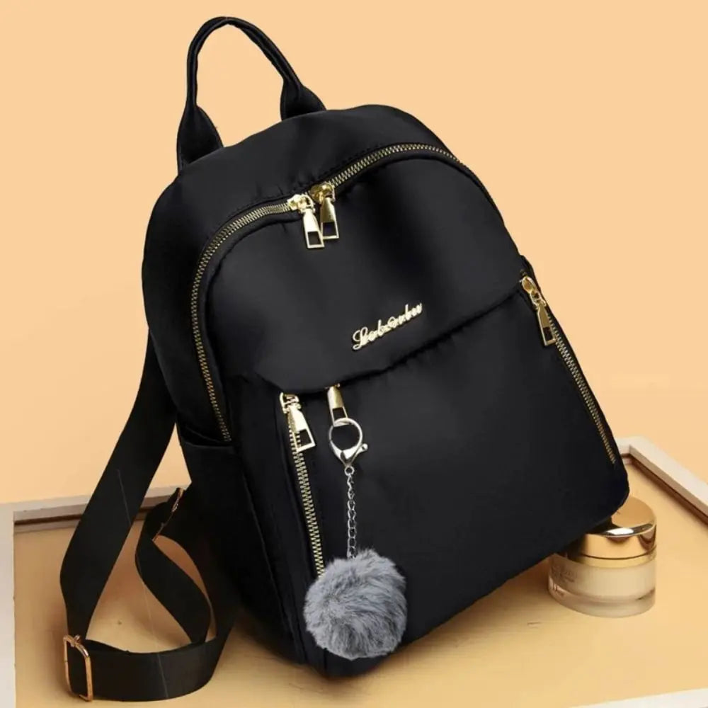 Mochila Feminina Monocromática Alta Capacidade Beleza e Conforto
