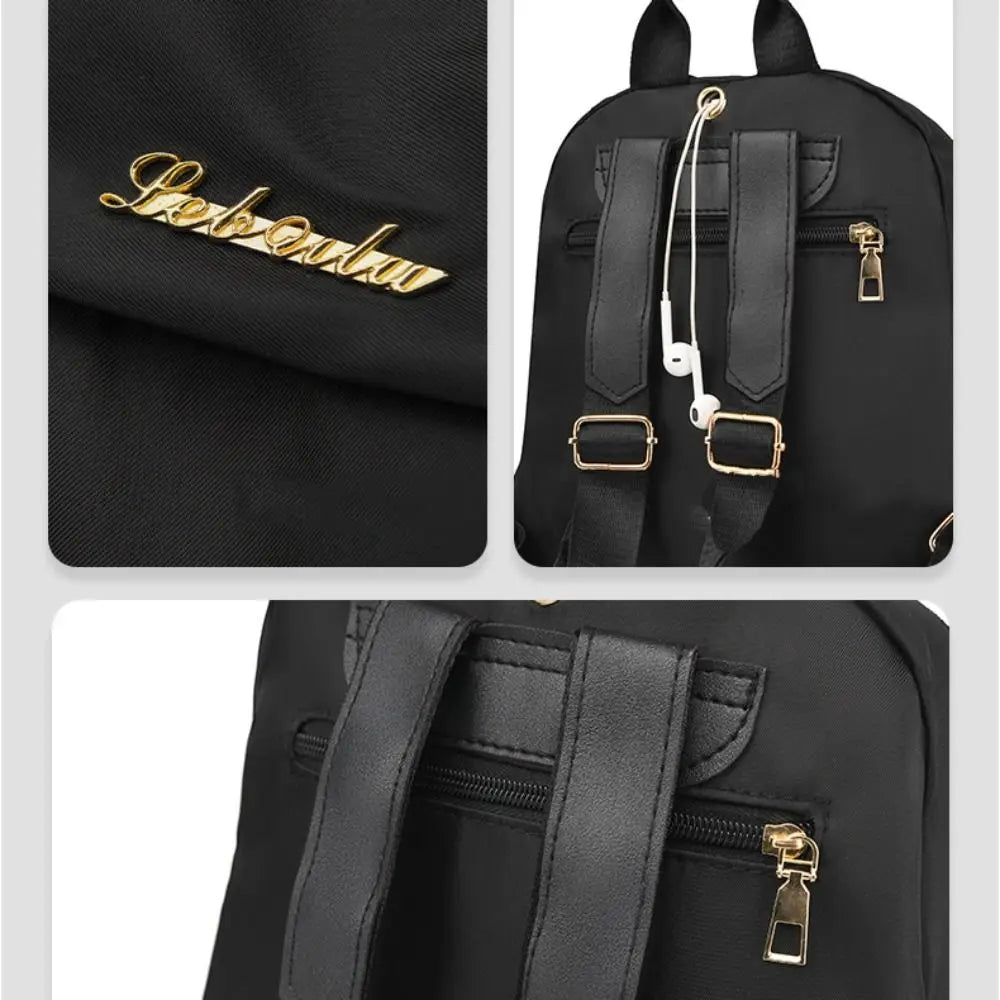Mochila Feminina Monocromática Alta Capacidade Beleza e Conforto