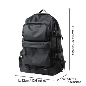 Mochila Masculina Para Viagem e Estudos Monocromática