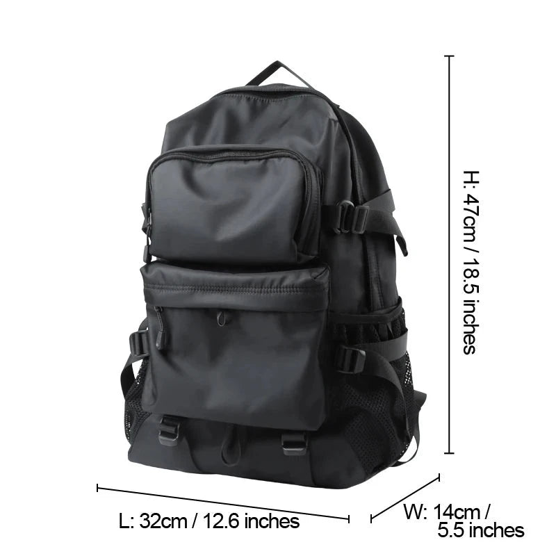 Mochila Masculina Para Viagem e Estudos Monocromática