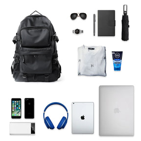 Mochila Masculina Para Viagem e Estudos Monocromática