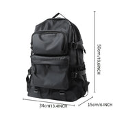 Mochila Masculina Para Viagem e Estudos Monocromática