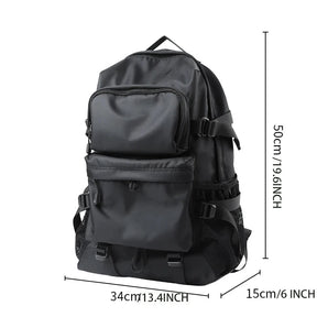 Mochila Masculina Para Viagem e Estudos Monocromática