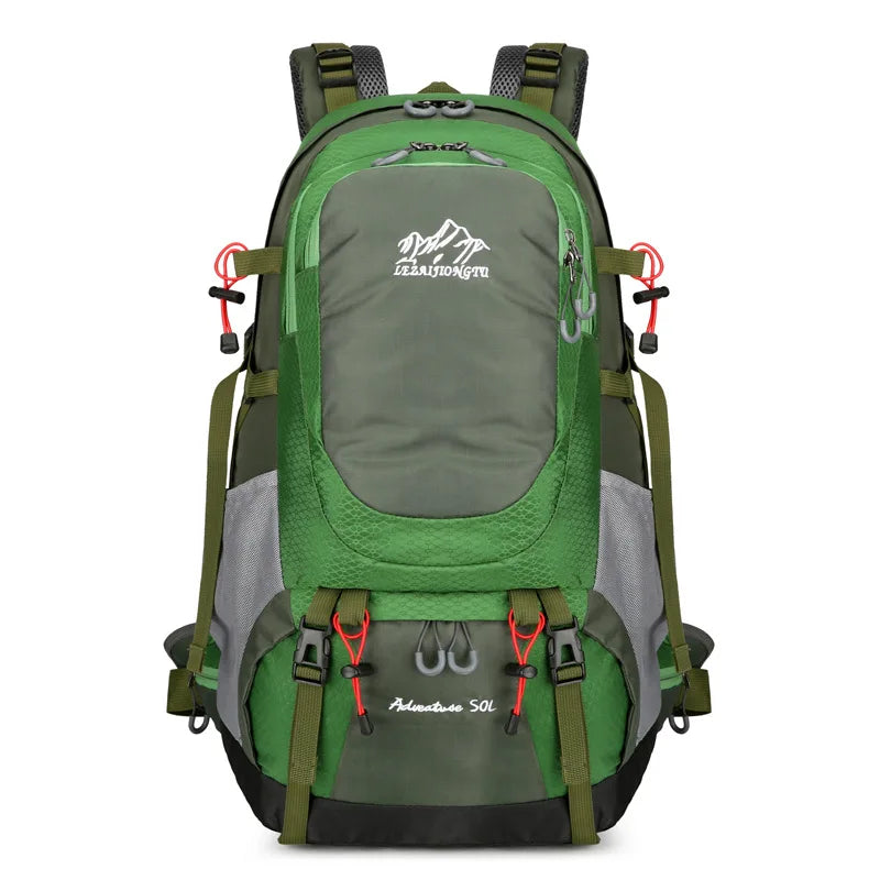 Mochila Para Viagem Impermeável 50L Camping Caminhada Grande Capacidade