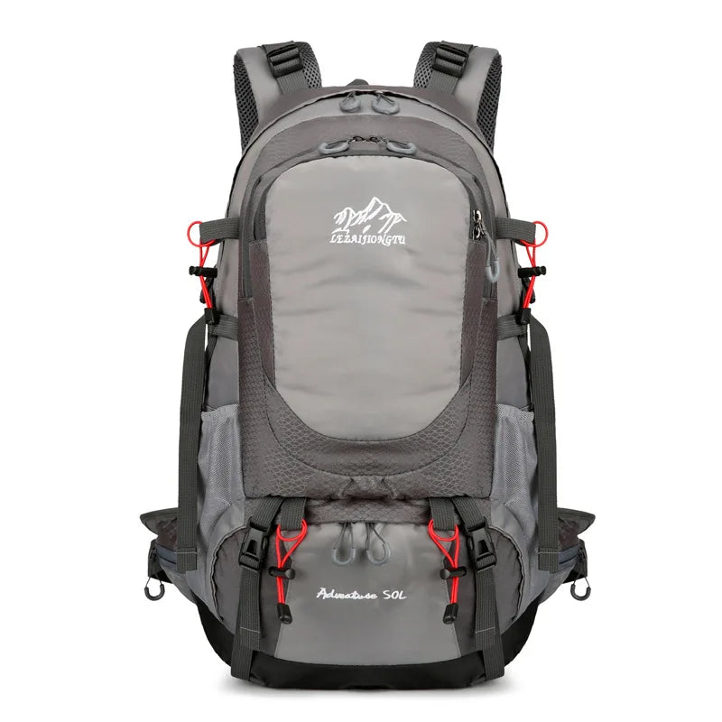 Mochila Para Viagem Impermeável 50L Camping Caminhada Grande Capacidade