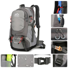 Mochila Para Viagem Impermeável 50L Camping Caminhada Grande Capacidade
