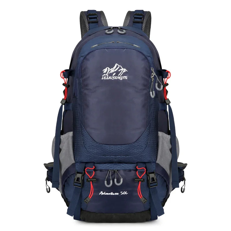 Mochila Para Viagem Impermeável 50L Camping Caminhada Grande Capacidade