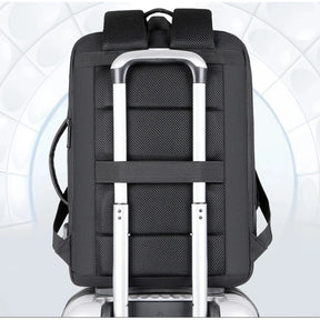 Mochila Masculina Negócios Multifuncional Ideal Para Notebooks  Com Carregamento USB