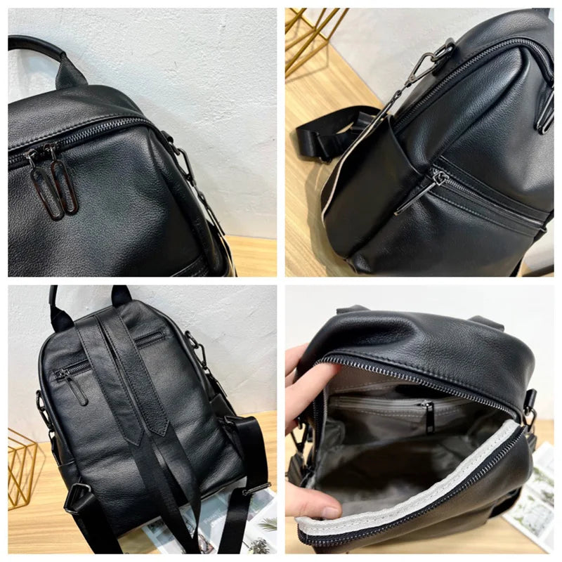 Mochila Multifuncional Com Alça Dupla Com Repartições Para Mulheres