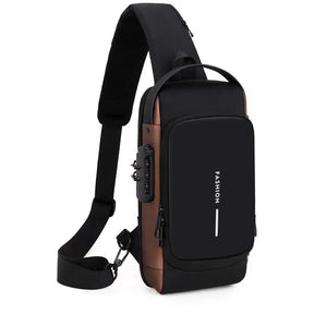 Bolsa Transversal De Ombro Impermeável e Multifuncional