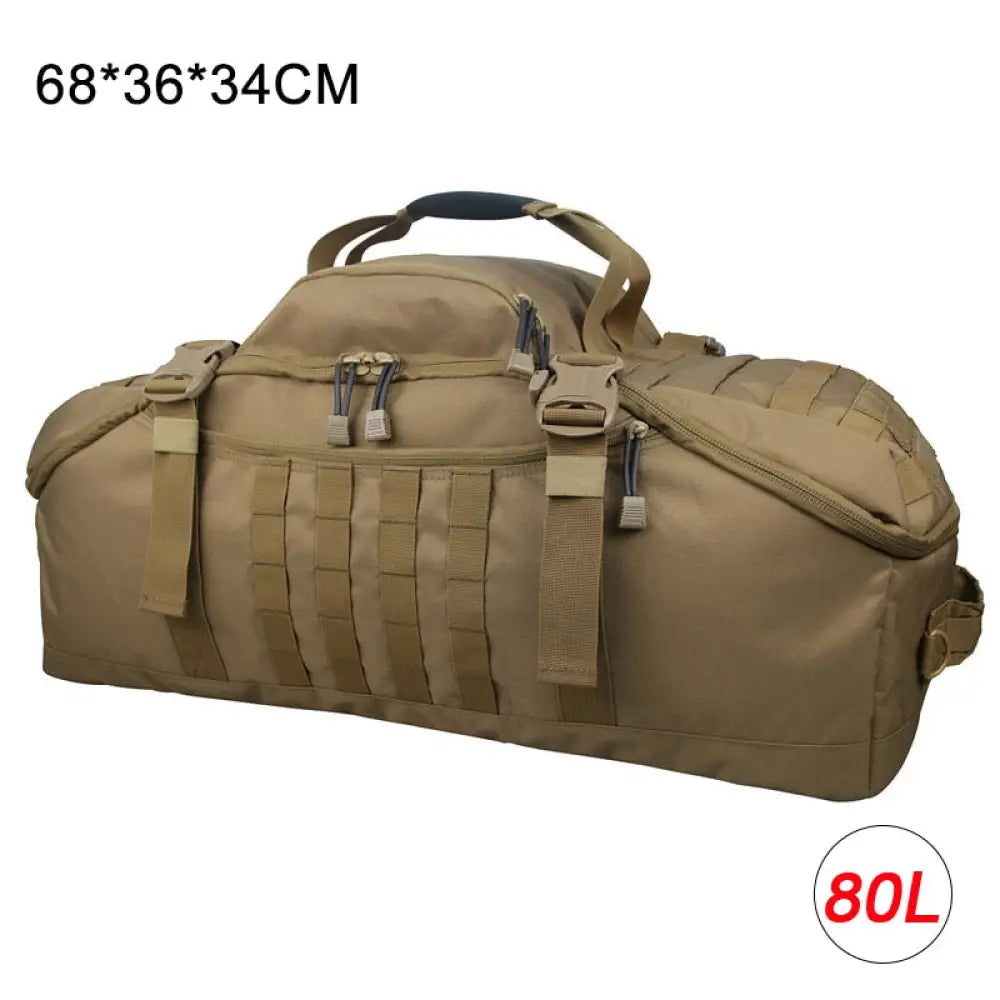 Mochila Tática Militar para Viagem ou Acampamento com 40L - 60L - 80L