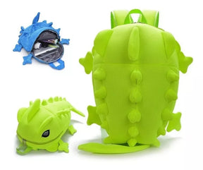 Mochila Escolar Juvenil Camaleão 3D - CityBag