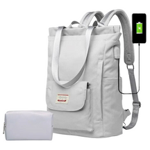 Mochila Feminina de Grande Capacidade Para Notebook 15,6" e Porta USB - CityBag