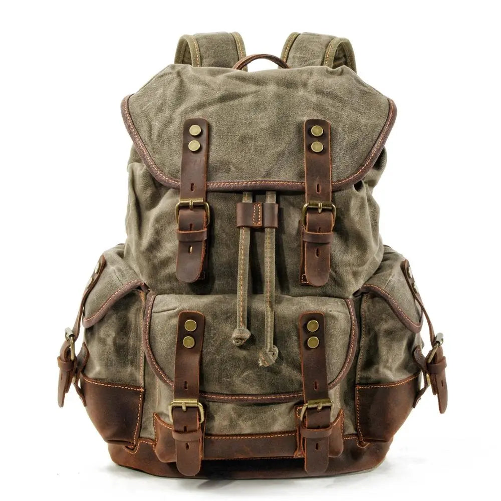 Mochila Vintage de Lona Encerada - CityBag