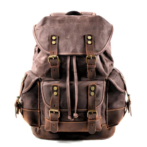 Mochila Vintage de Lona Encerada - CityBag