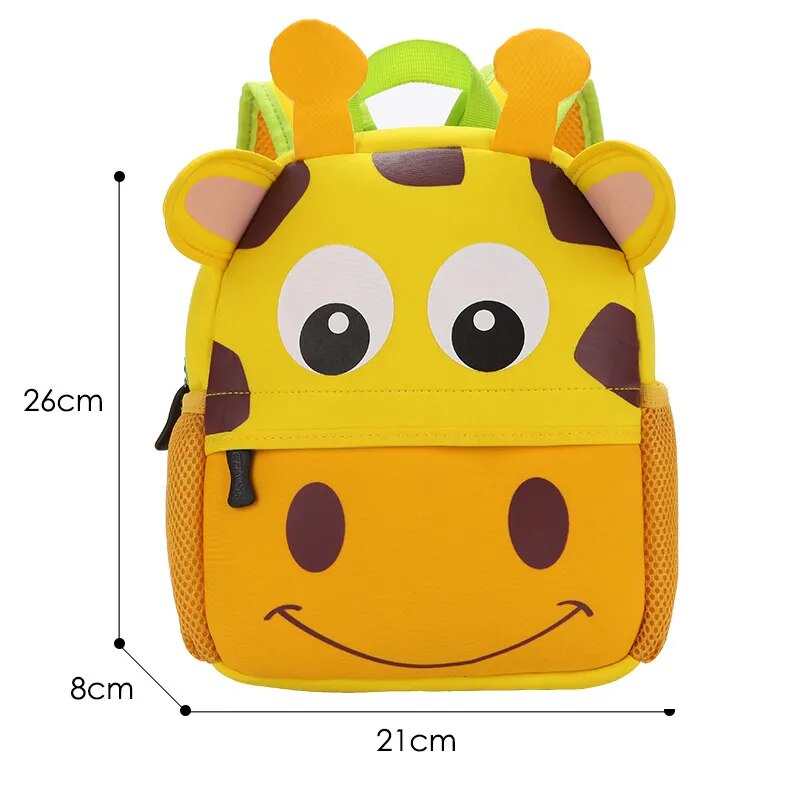 Mochila Escolar Girafa 3D Para Criança - CityBag