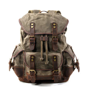 Mochila Vintage de Lona Encerada - CityBag