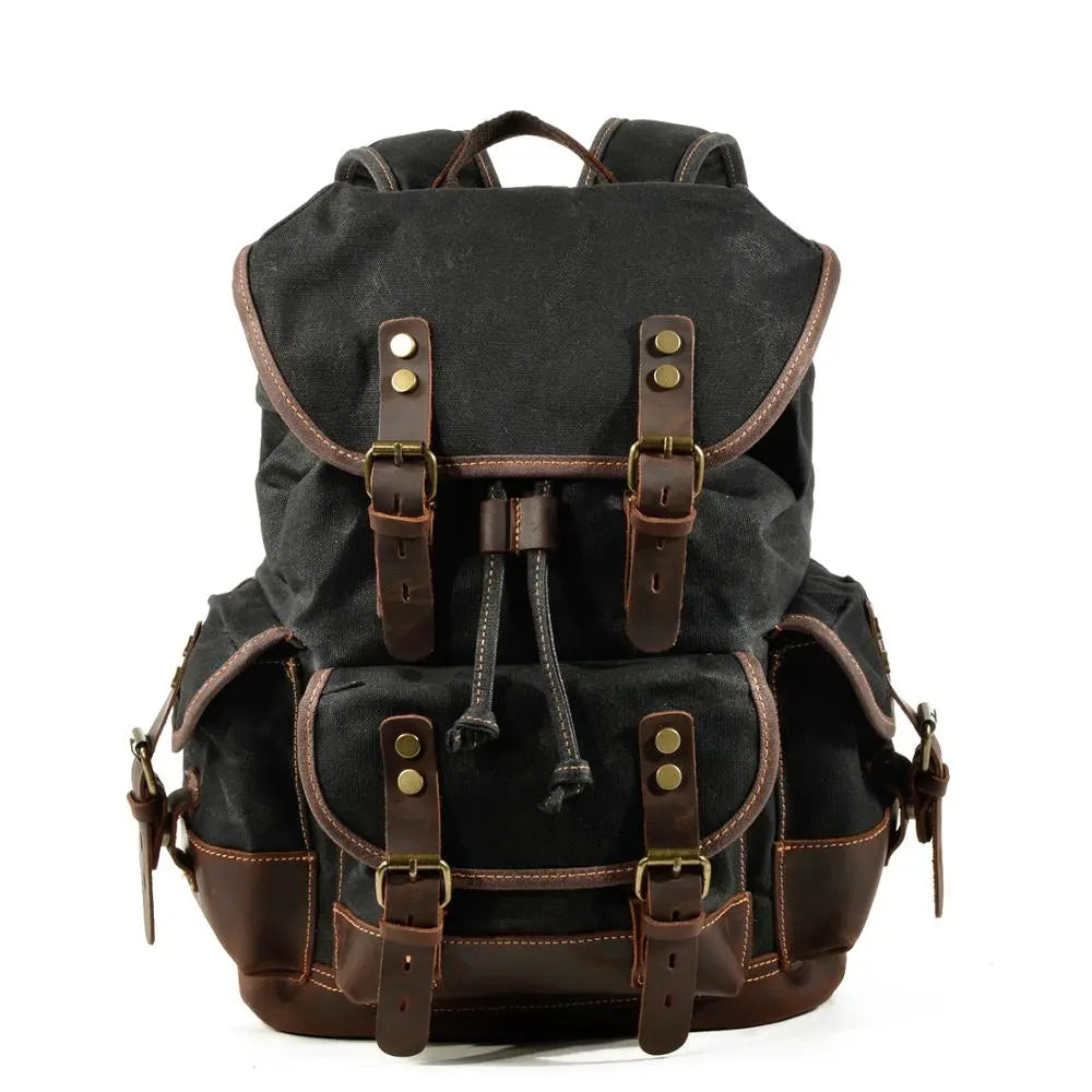 Mochila Vintage de Lona Encerada - CityBag