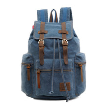 Mochila Vintage Retrô de Lona para Viagem