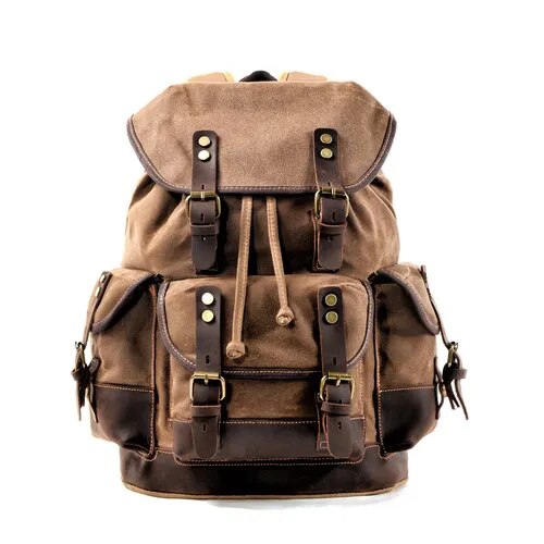 Mochila Vintage de Lona Encerada - CityBag