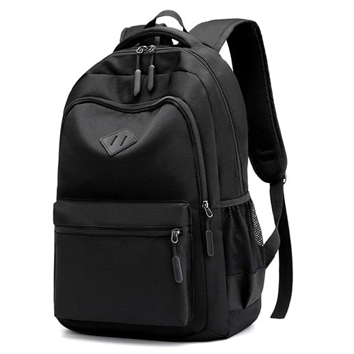 Mochila Escolar Casual Lisa com Entrada USB - CityBag