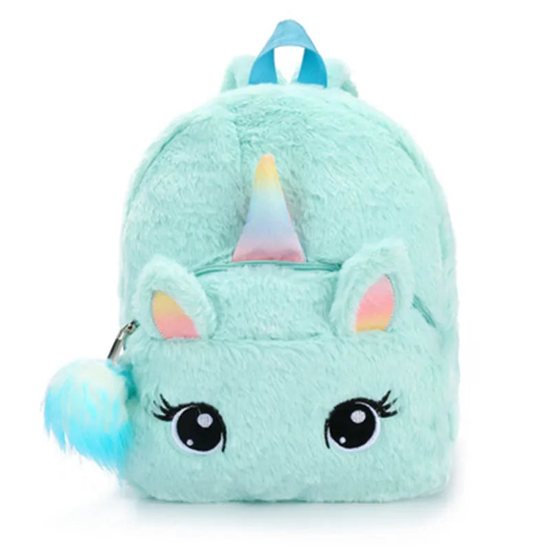 Mochila Infantil Unicórnio de Pelúcia - CityBag