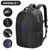 Mochila para Notebook - Com Cadeado Antifurto + Saída de Fone e USB