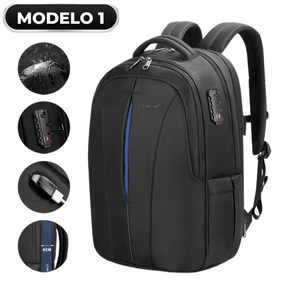 Mochila para Notebook - Com Cadeado Antifurto + Saída de Fone e USB