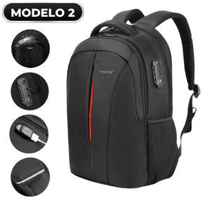 Mochila para Notebook - Com Cadeado Antifurto + Saída de Fone e USB