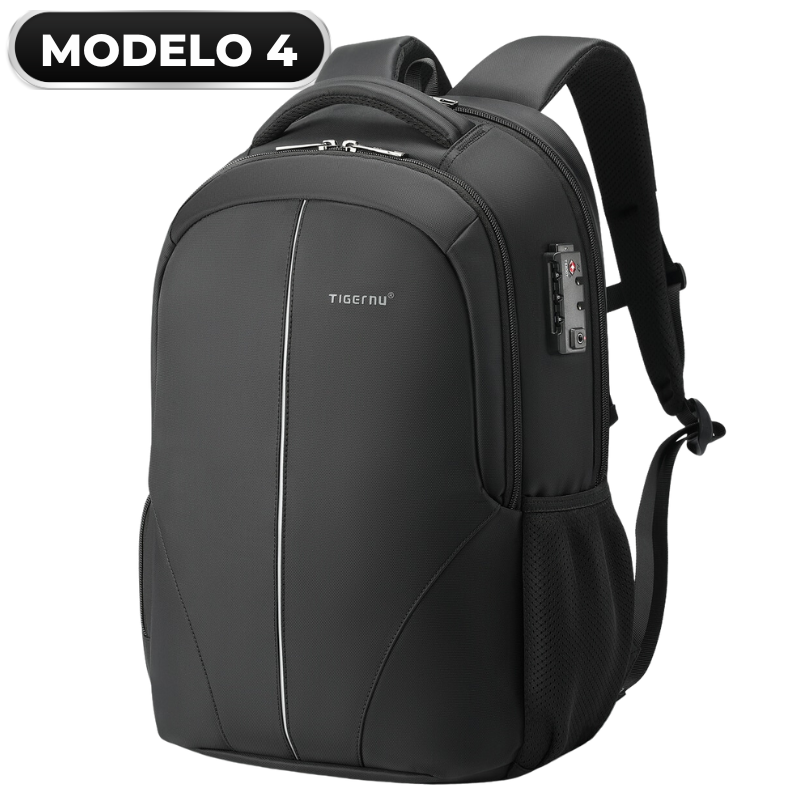 Mochila para Notebook - Com Cadeado Antifurto + Saída de Fone e USB